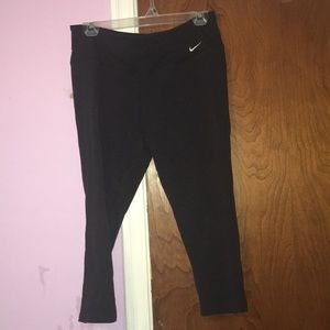 Black dry fit nike cropped leggings